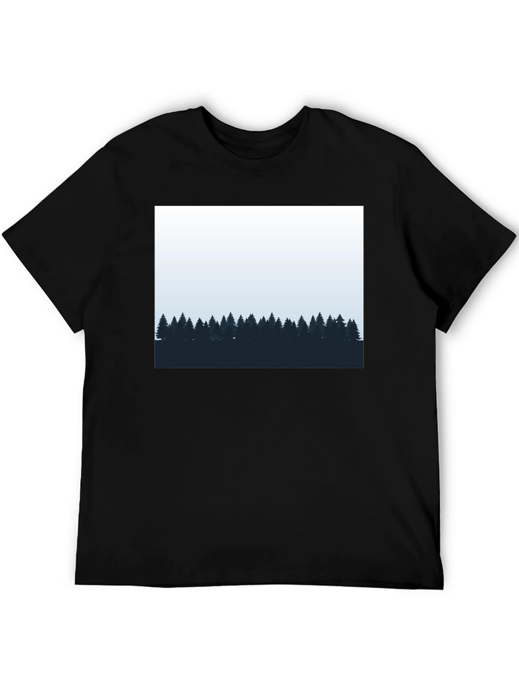 Mens Black Forest Graphic Tee