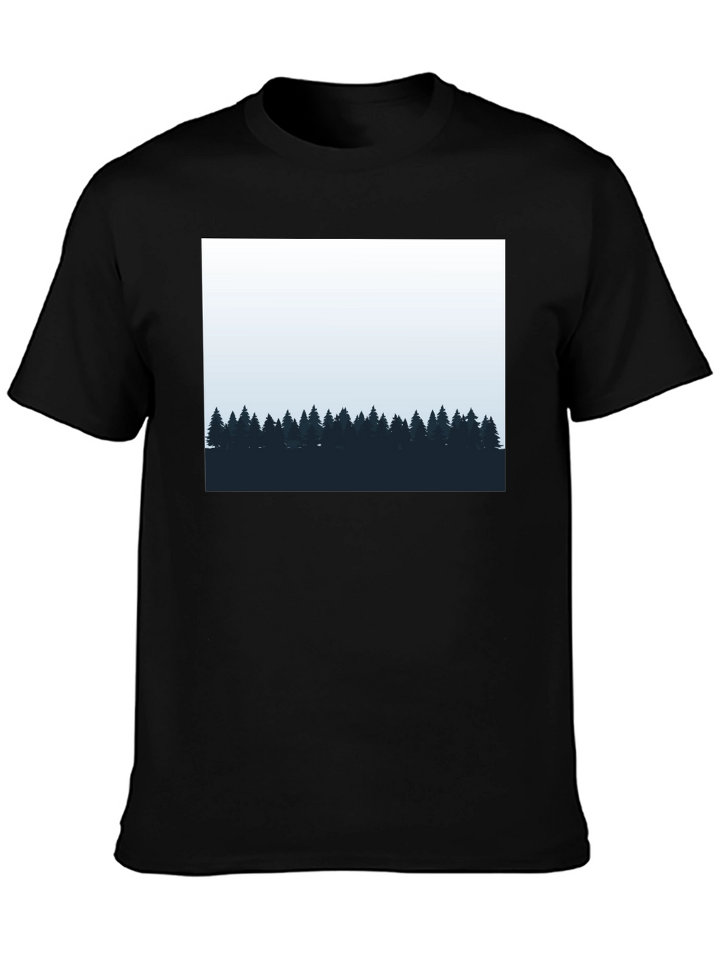 Mens Black Forest Graphic Tee