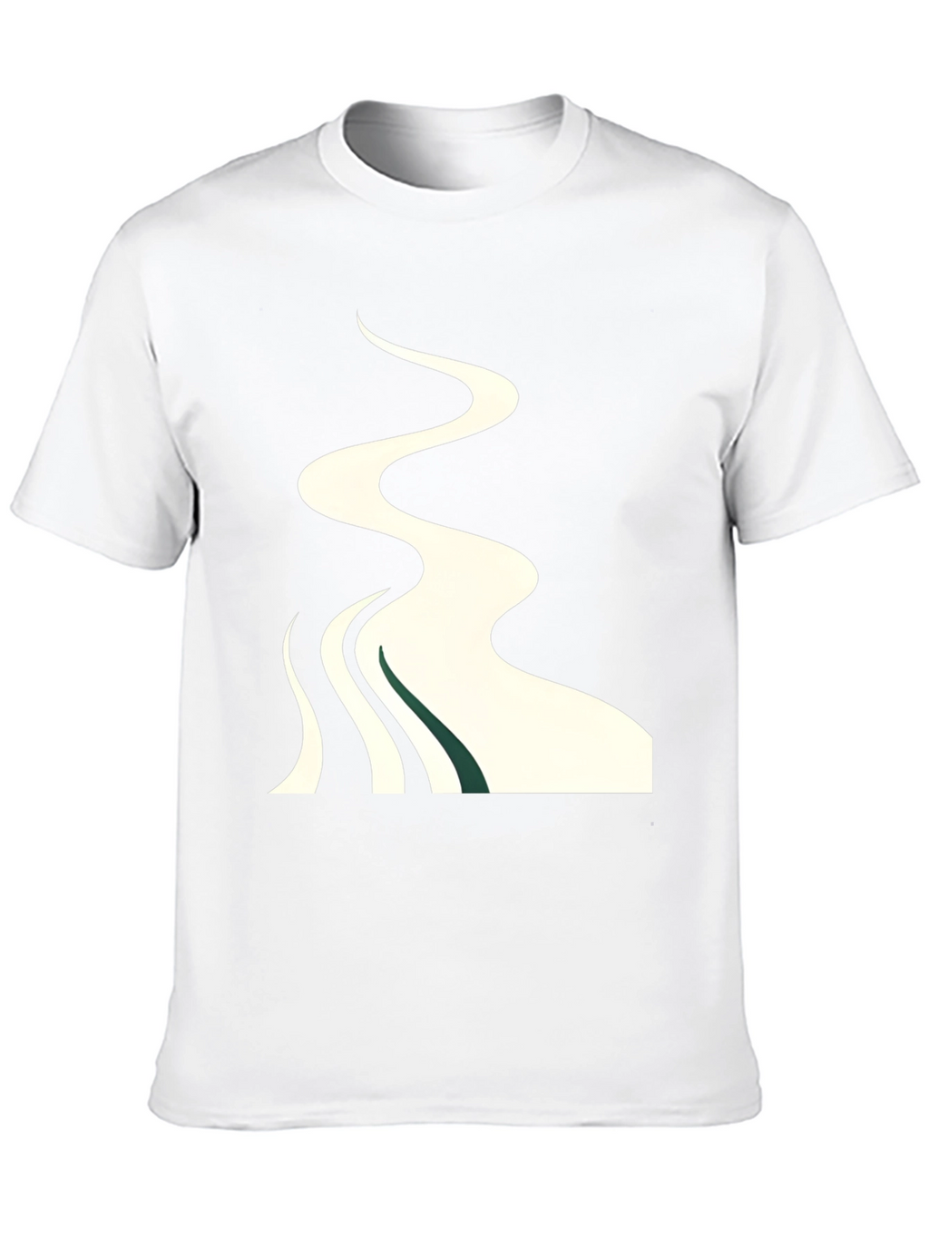 Abstract River Graphic T-Shirt - Stylish Casual Wear