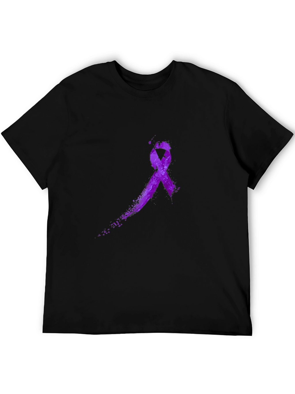 Purple Ribbon Graphic T-Shirt - Awareness Tee