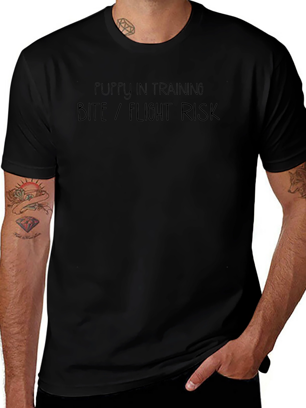 Puppy In Training - Bite/Flight Risk T-Shirt