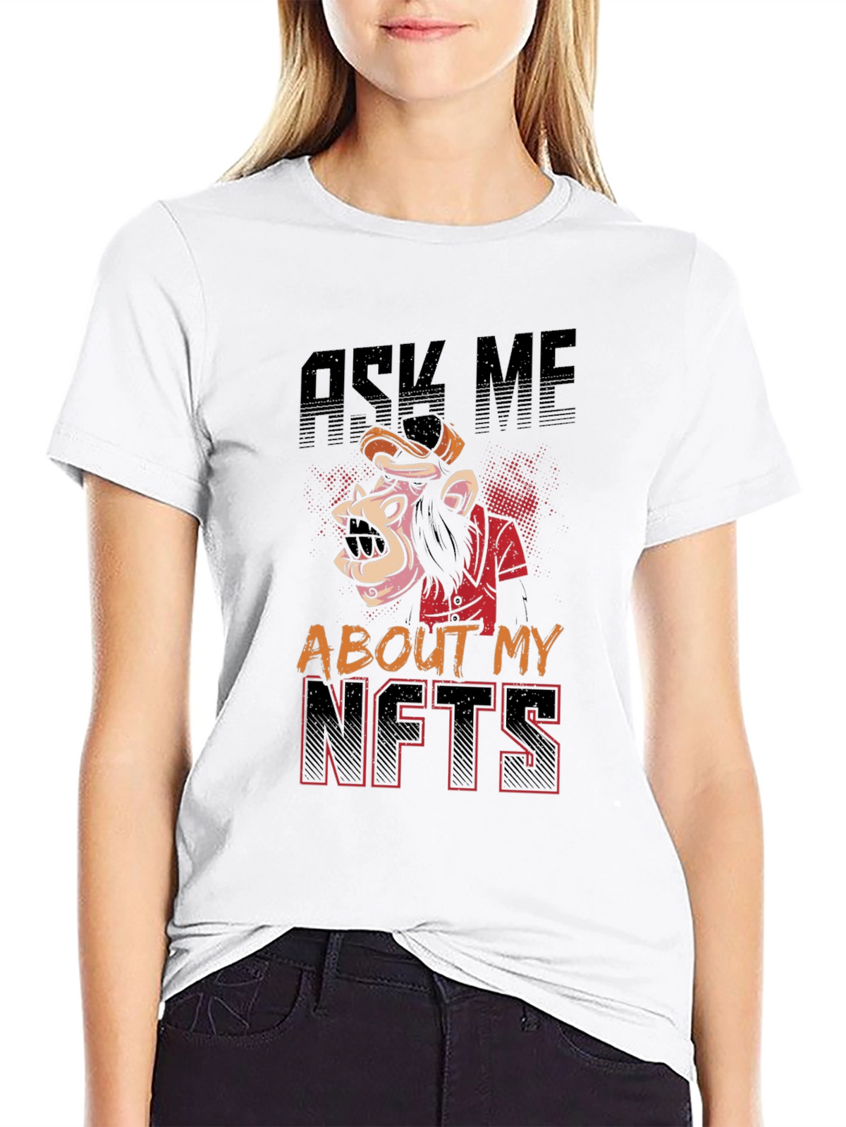 Ask Me About My NFTs Graphic Tee