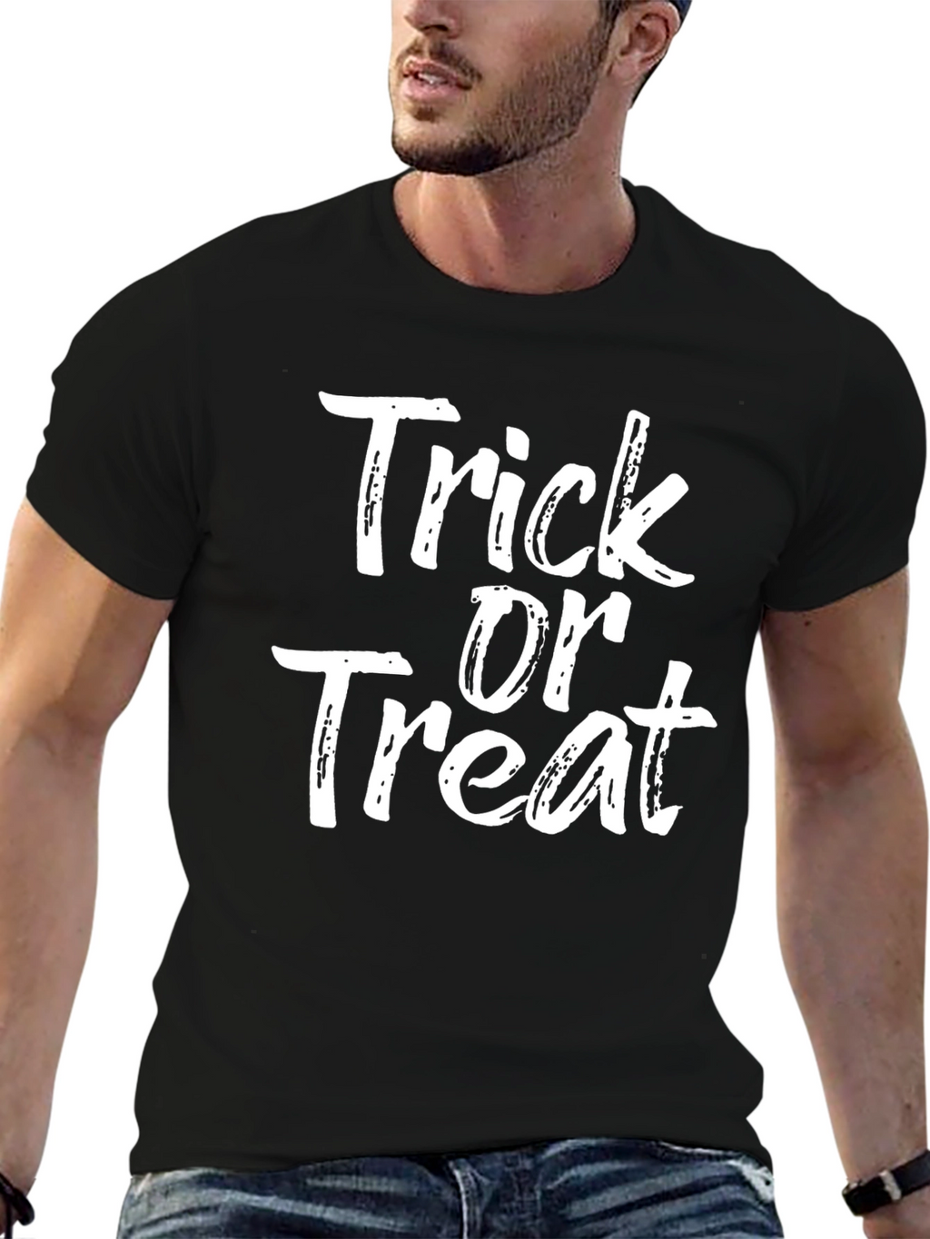 Trick or Treat Halloween T-Shirt - Black