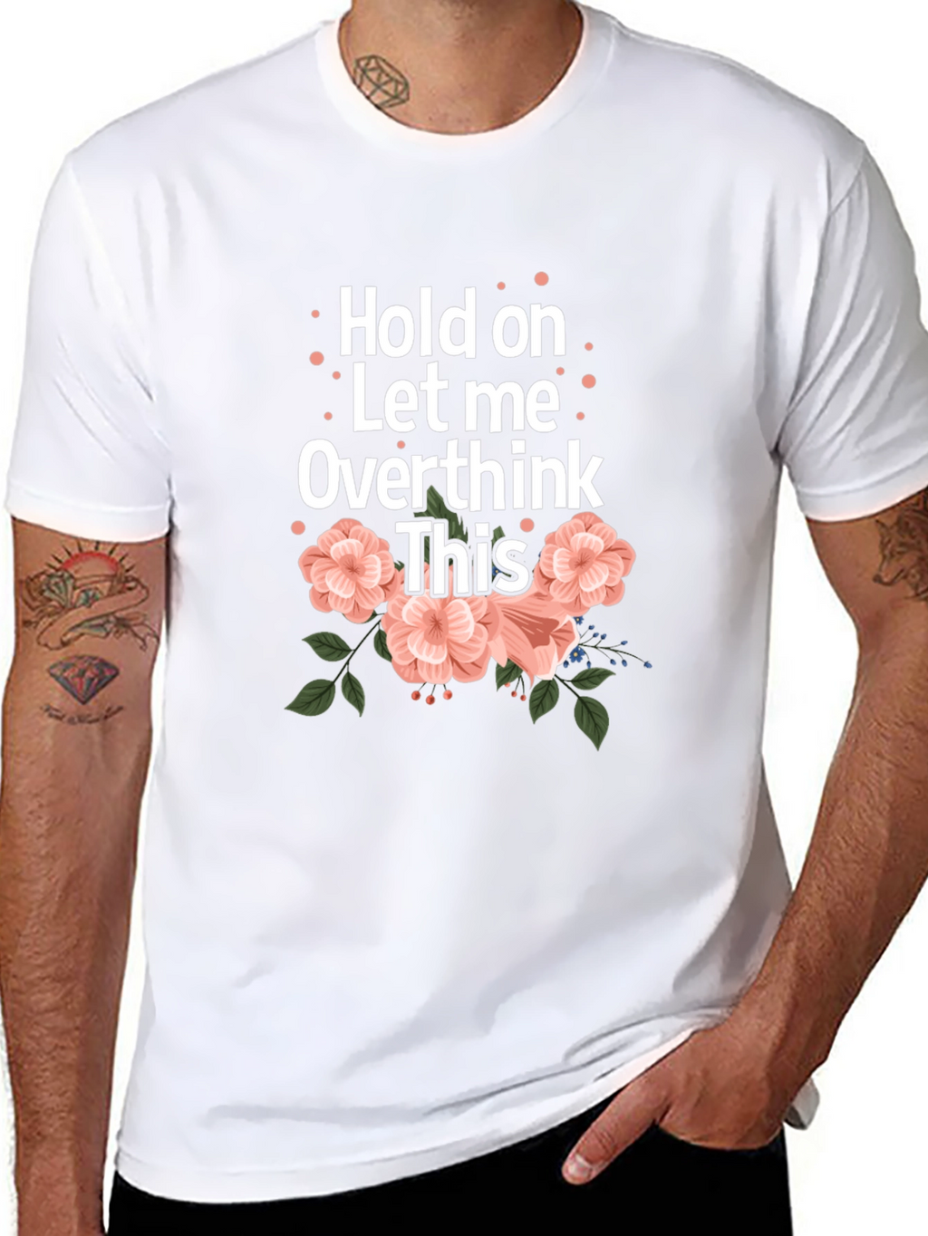 Hold On Let Me Overthink This Black T-Shirt
