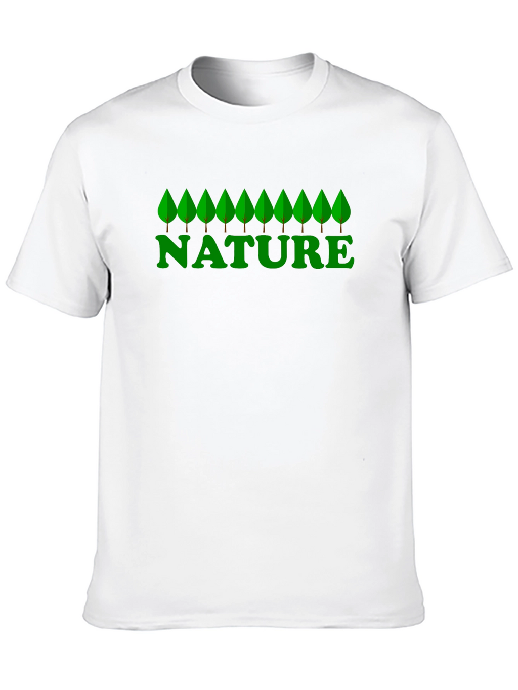 Nature Graphic Print Black T-Shirt