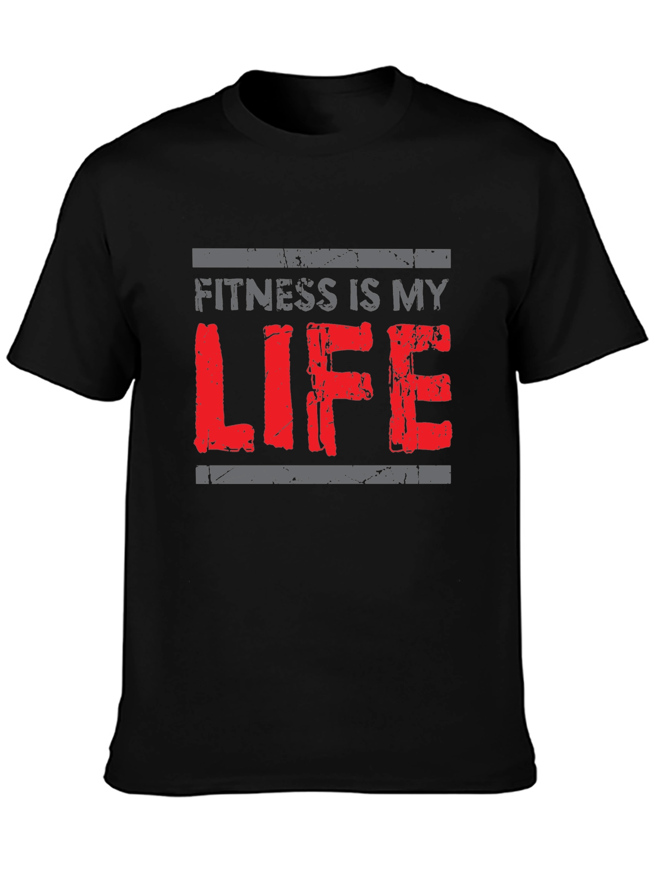 Fitness is My Life T-Shirt - Gym Workout Apparel