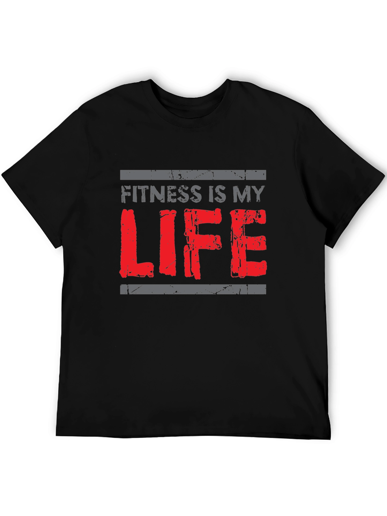 Fitness is My Life T-Shirt - Gym Workout Apparel