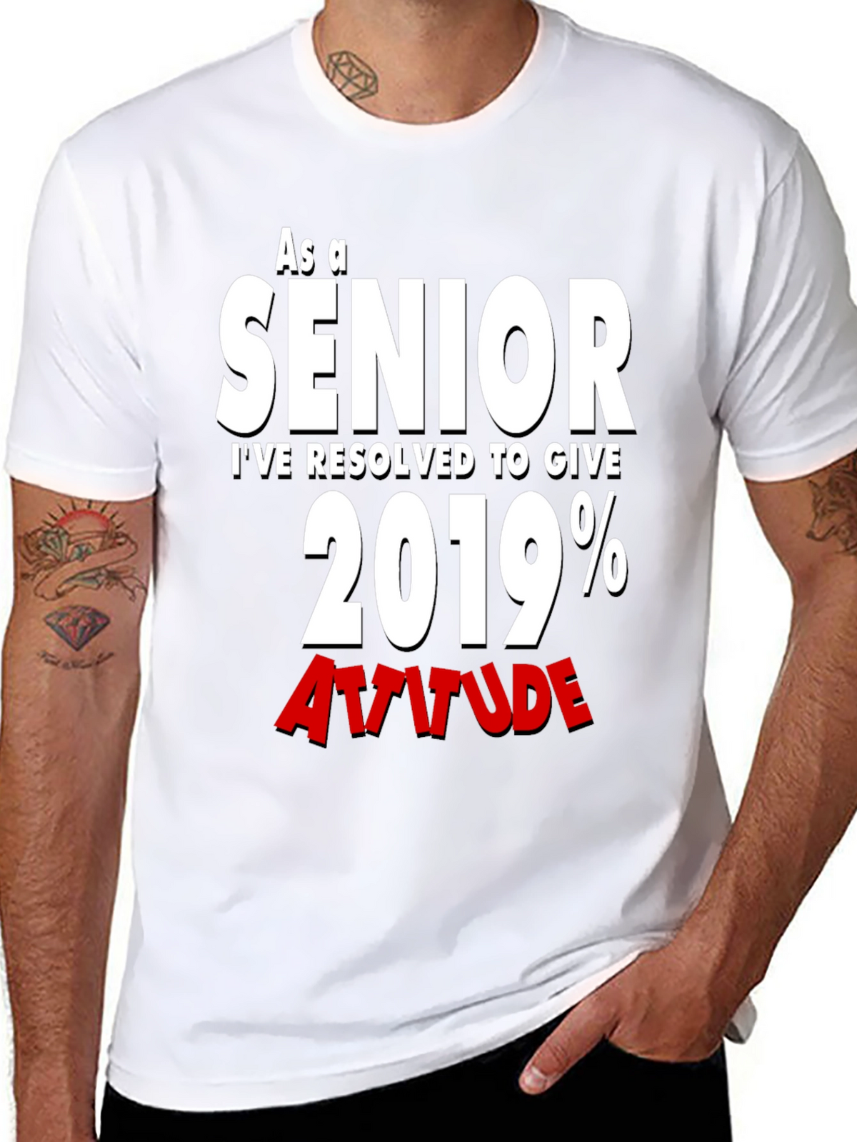 Senior 2019 Attitude T-Shirt