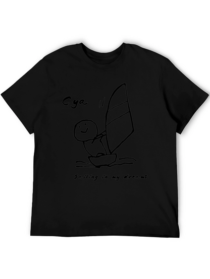 Dream Sailing Black T-Shirt