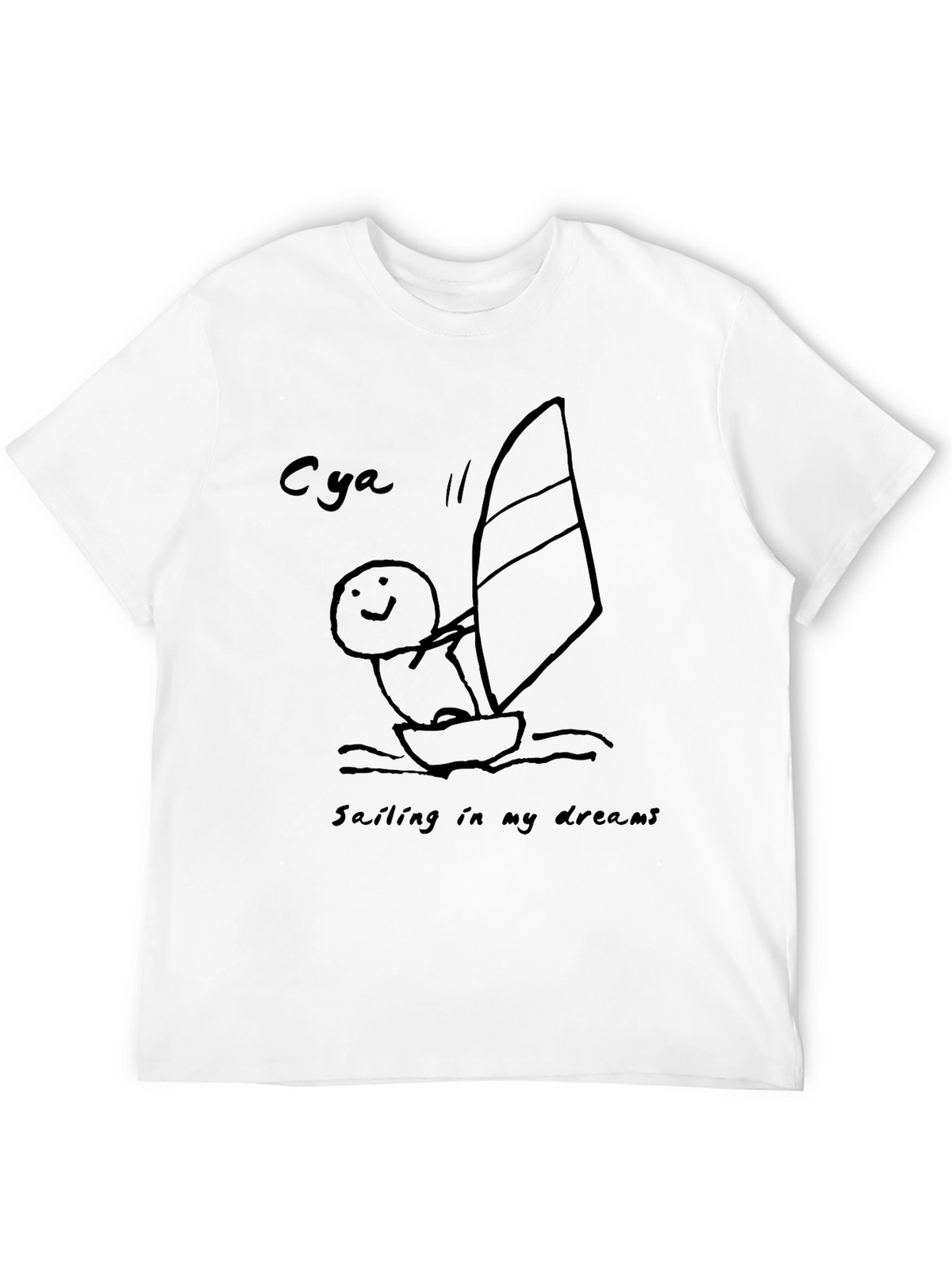 Dream Sailing Black T-Shirt
