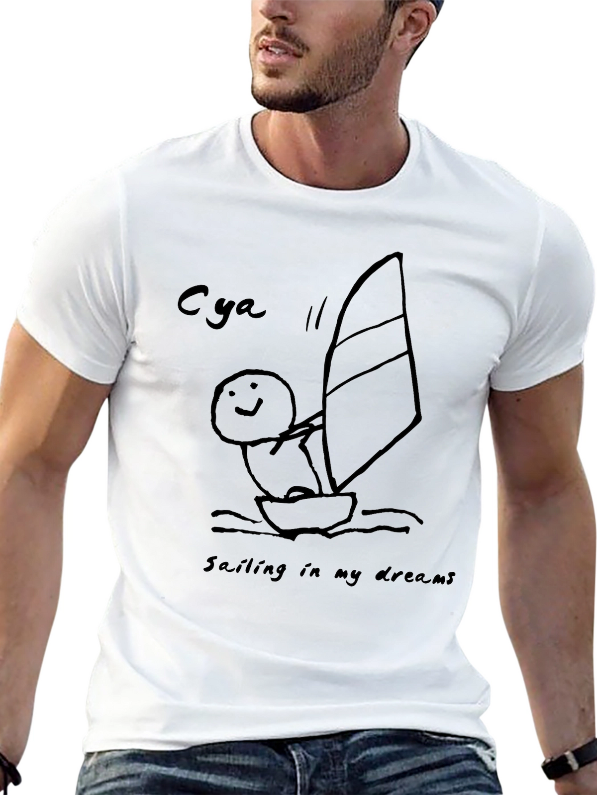 Dream Sailing Black T-Shirt
