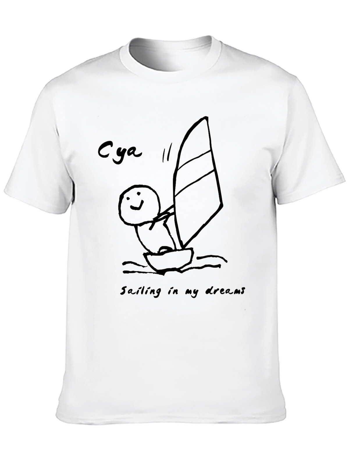 Dream Sailing Black T-Shirt