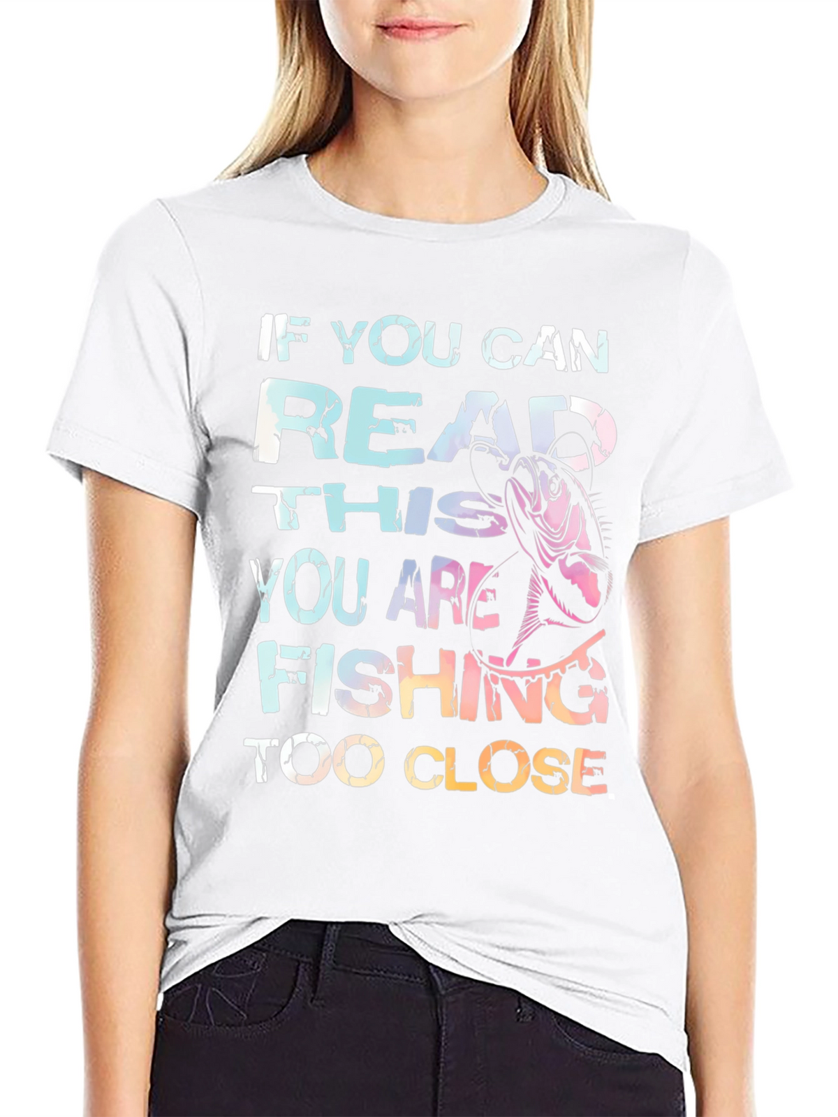 Fishing Too Close Graphic Tee