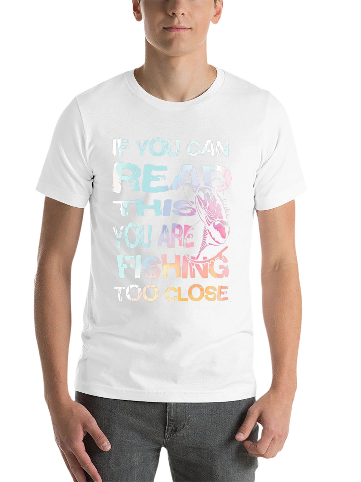 Fishing Too Close Graphic Tee