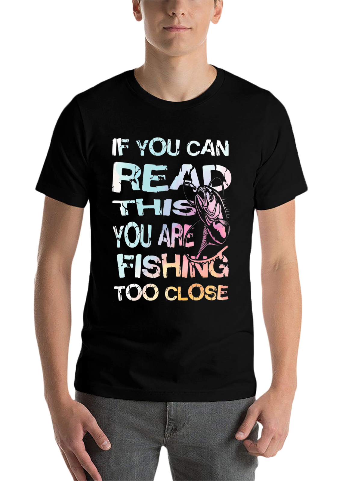 Fishing Too Close Graphic Tee