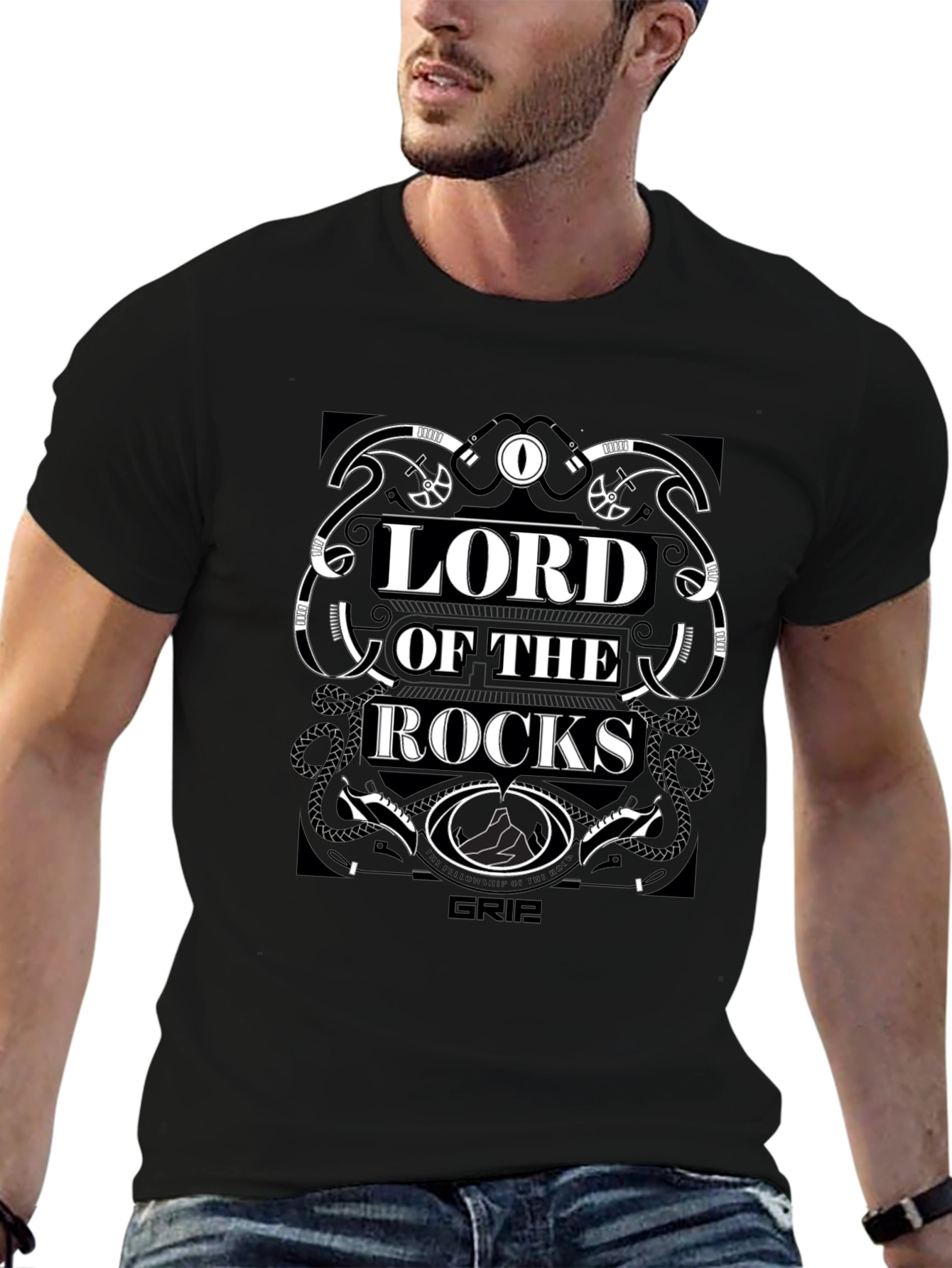 Lord of the Rocks Graphic T-Shirt - Black