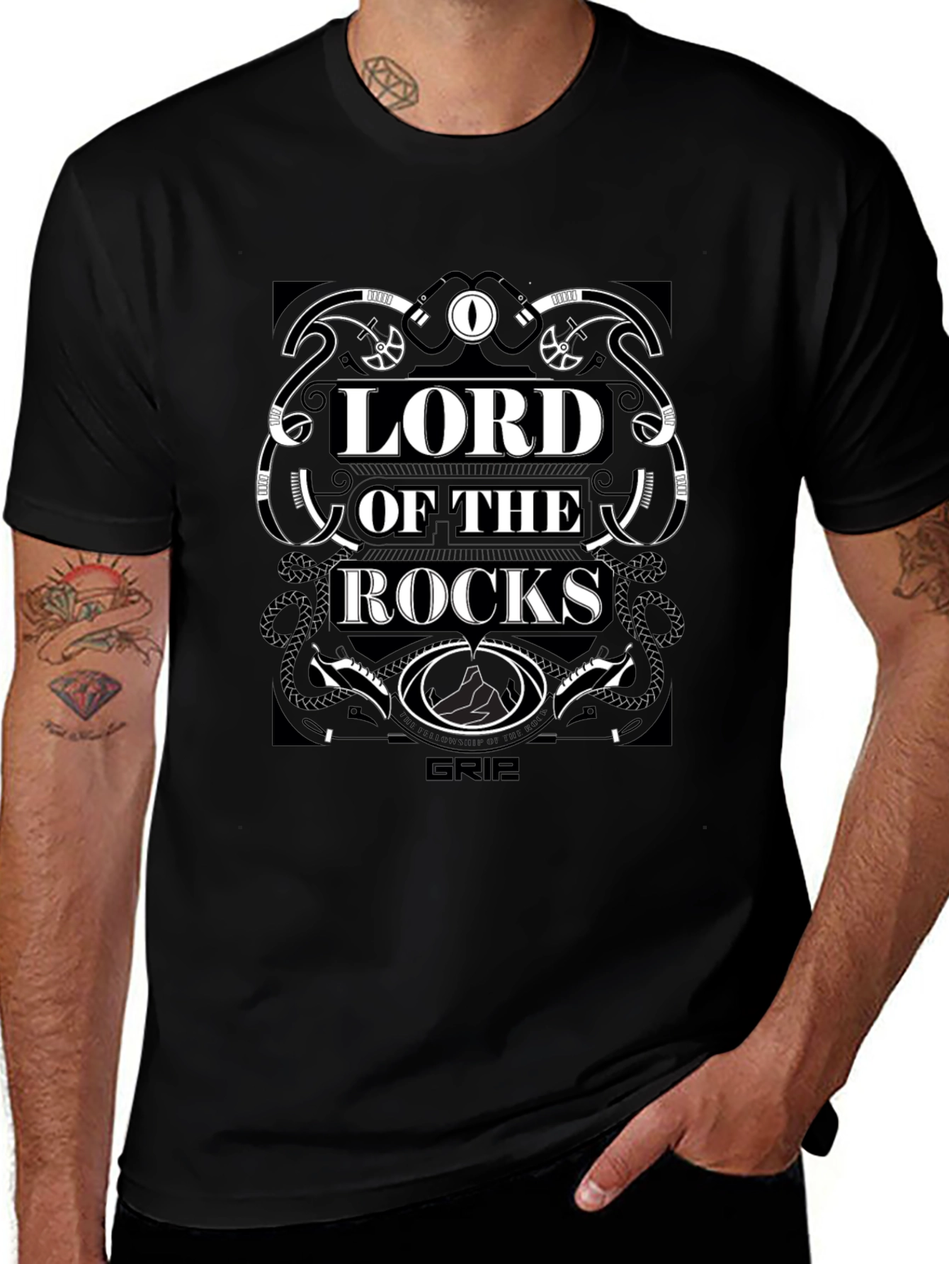 Lord of the Rocks Graphic T-Shirt - Black