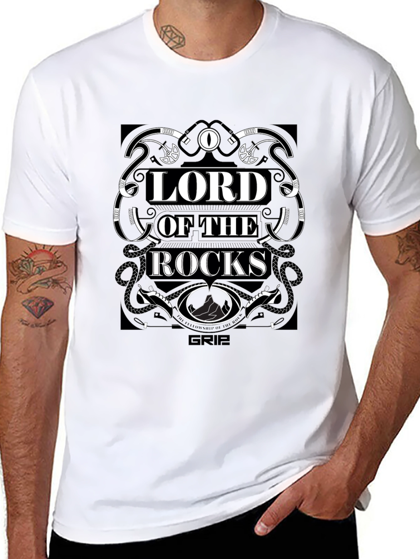 Lord of the Rocks Graphic T-Shirt - Black