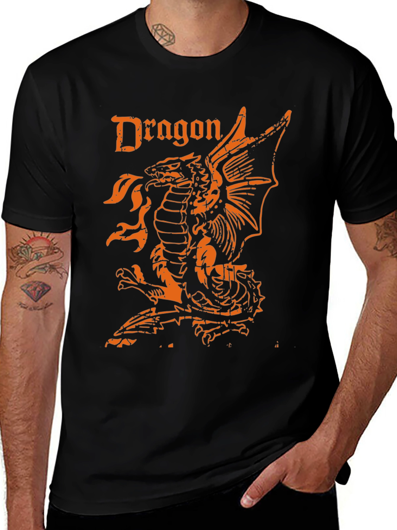 Dragon Graphic T-Shirt - Fantasy Tee