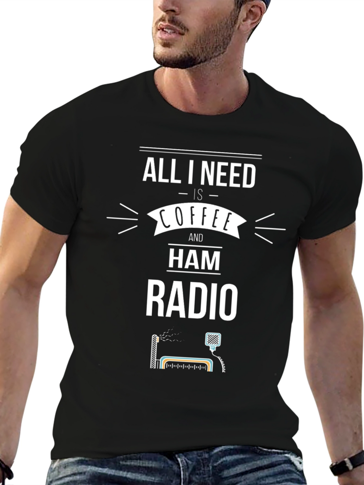 Coffee & Ham Radio T-Shirt - All I Need