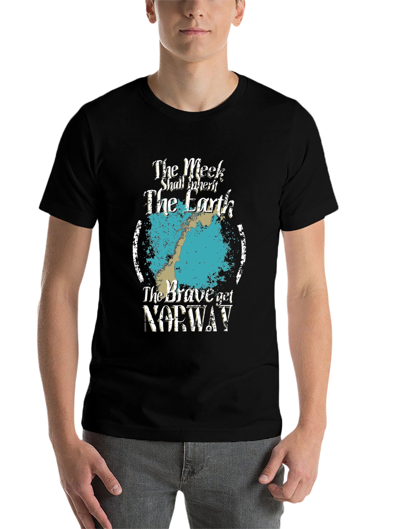 The Meek Shall Inherit The Earth Norway Graphic Tee