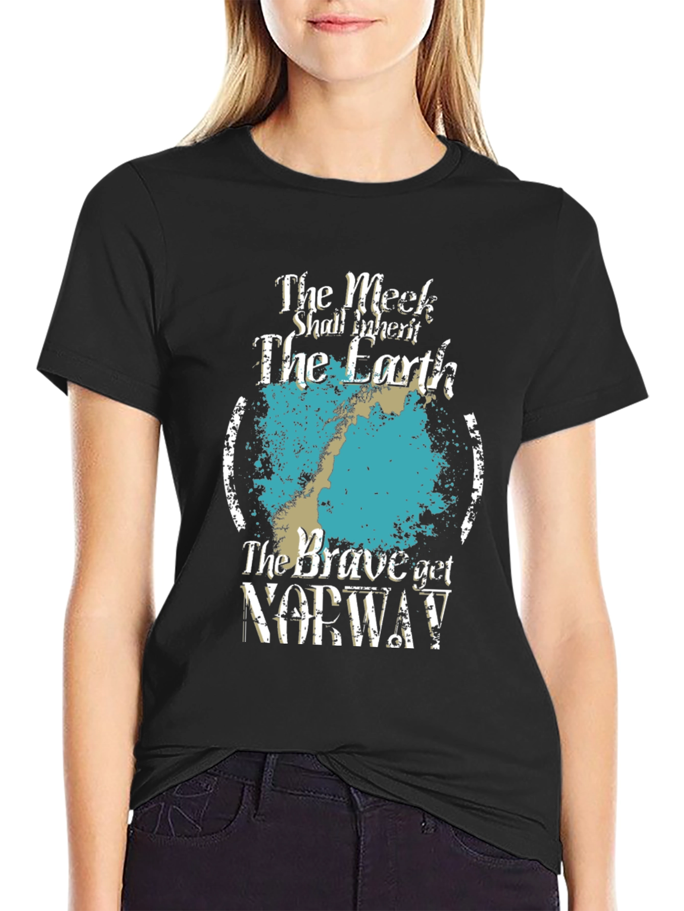 The Meek Shall Inherit The Earth Norway Graphic Tee