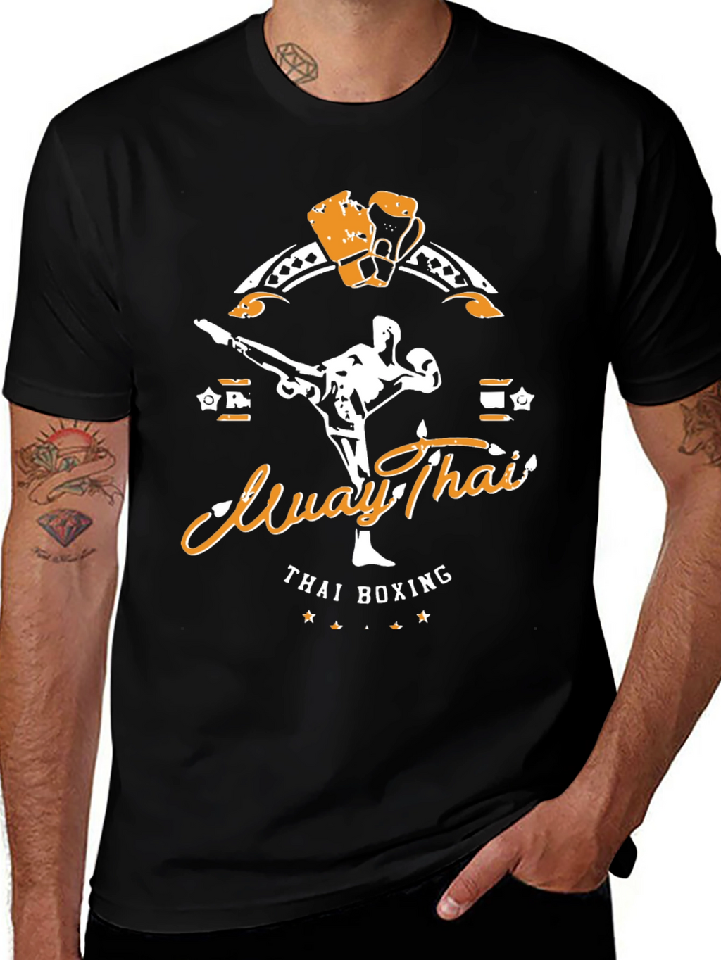 Muay Thai Boxing Graphic T-Shirt