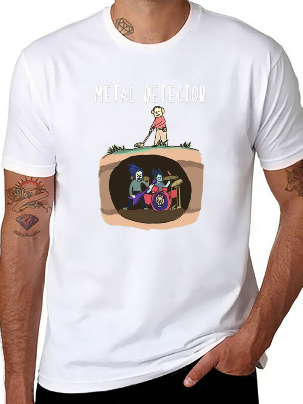 Metal Detector Band T-Shirt