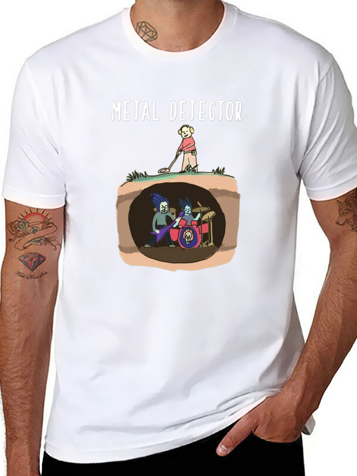 Metal Detector Band T-Shirt