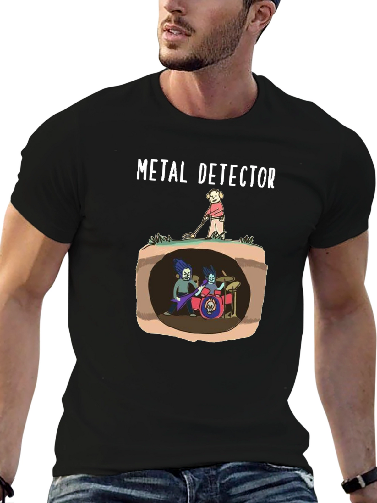 Metal Detector Band T-Shirt