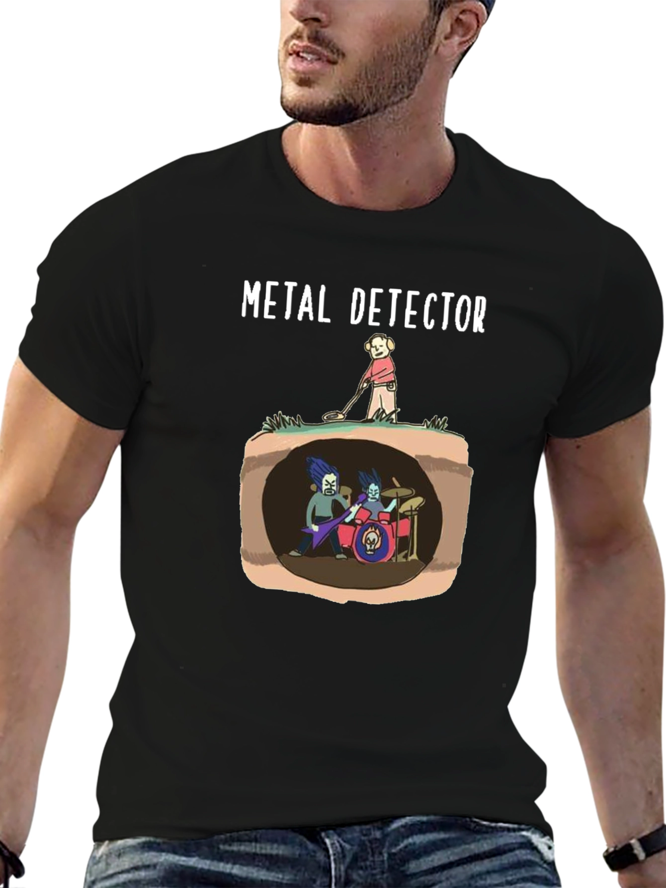 Metal Detector Band T-Shirt