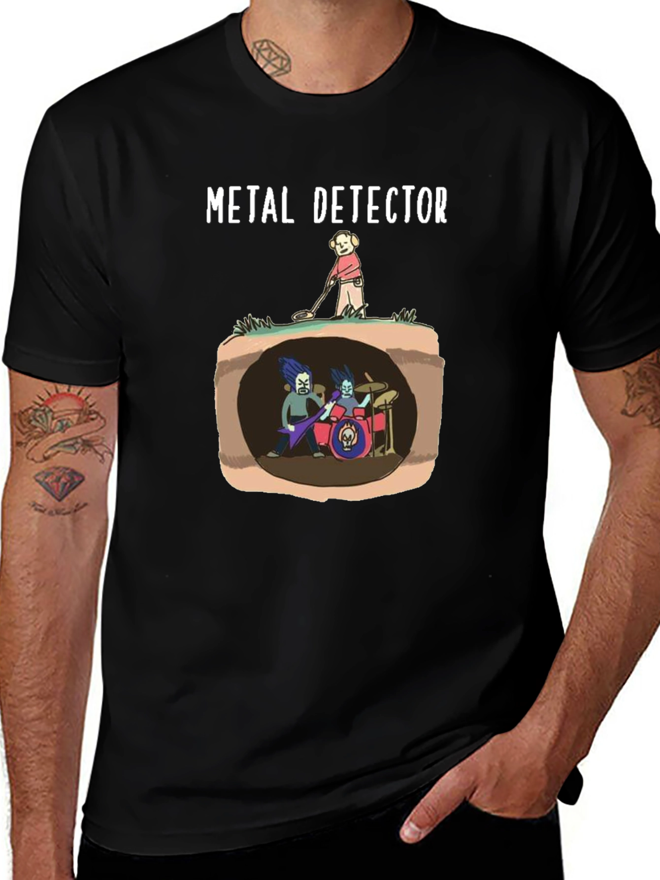 Metal Detector Band T-Shirt