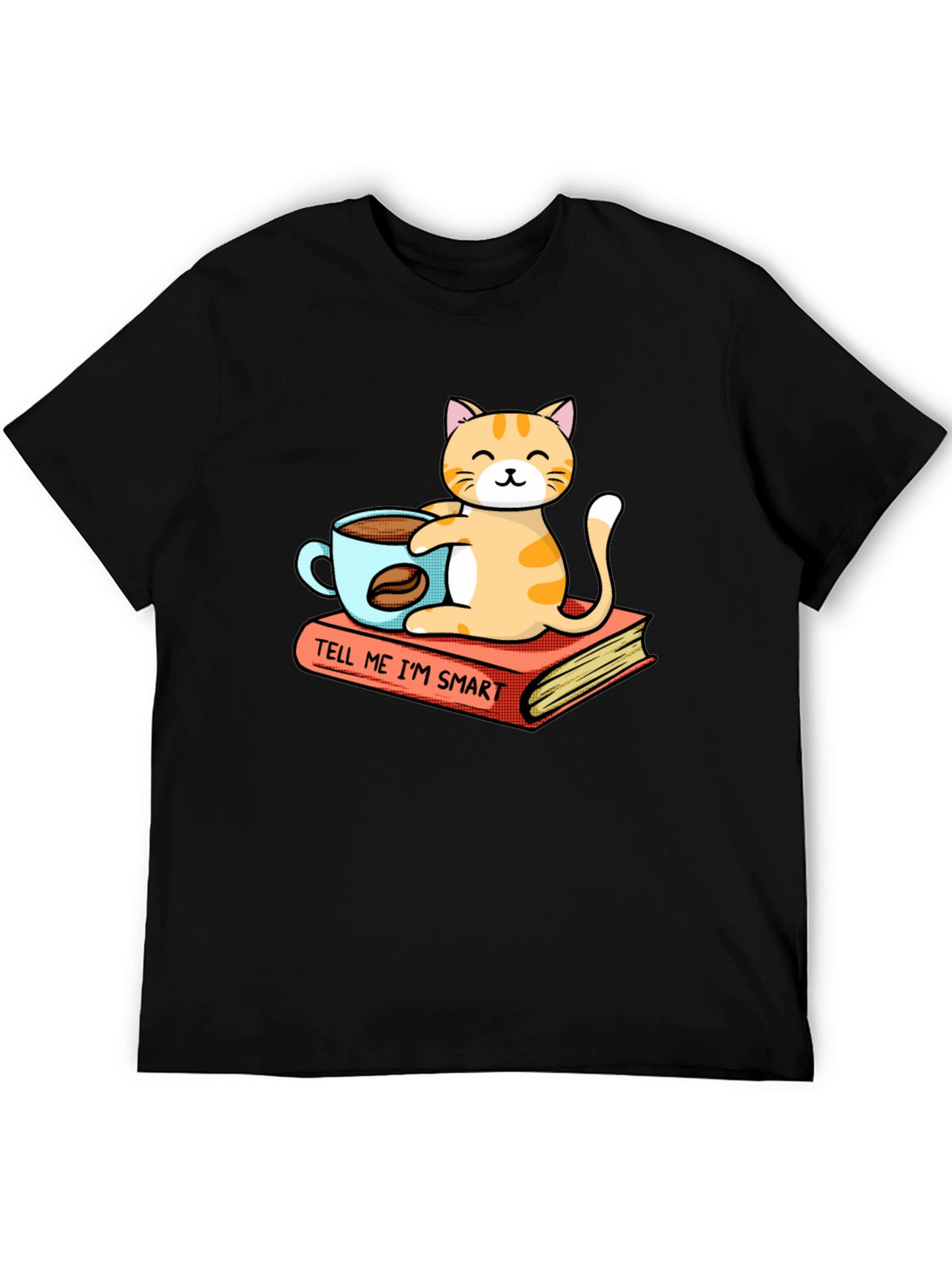 Smart Cat Coffee T-Shirt