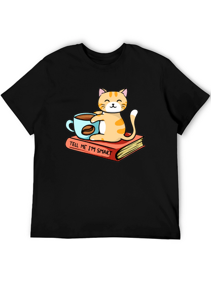 Smart Cat Coffee T-Shirt