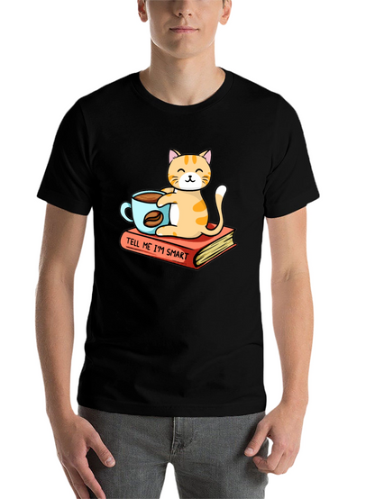 Smart Cat Coffee T-Shirt