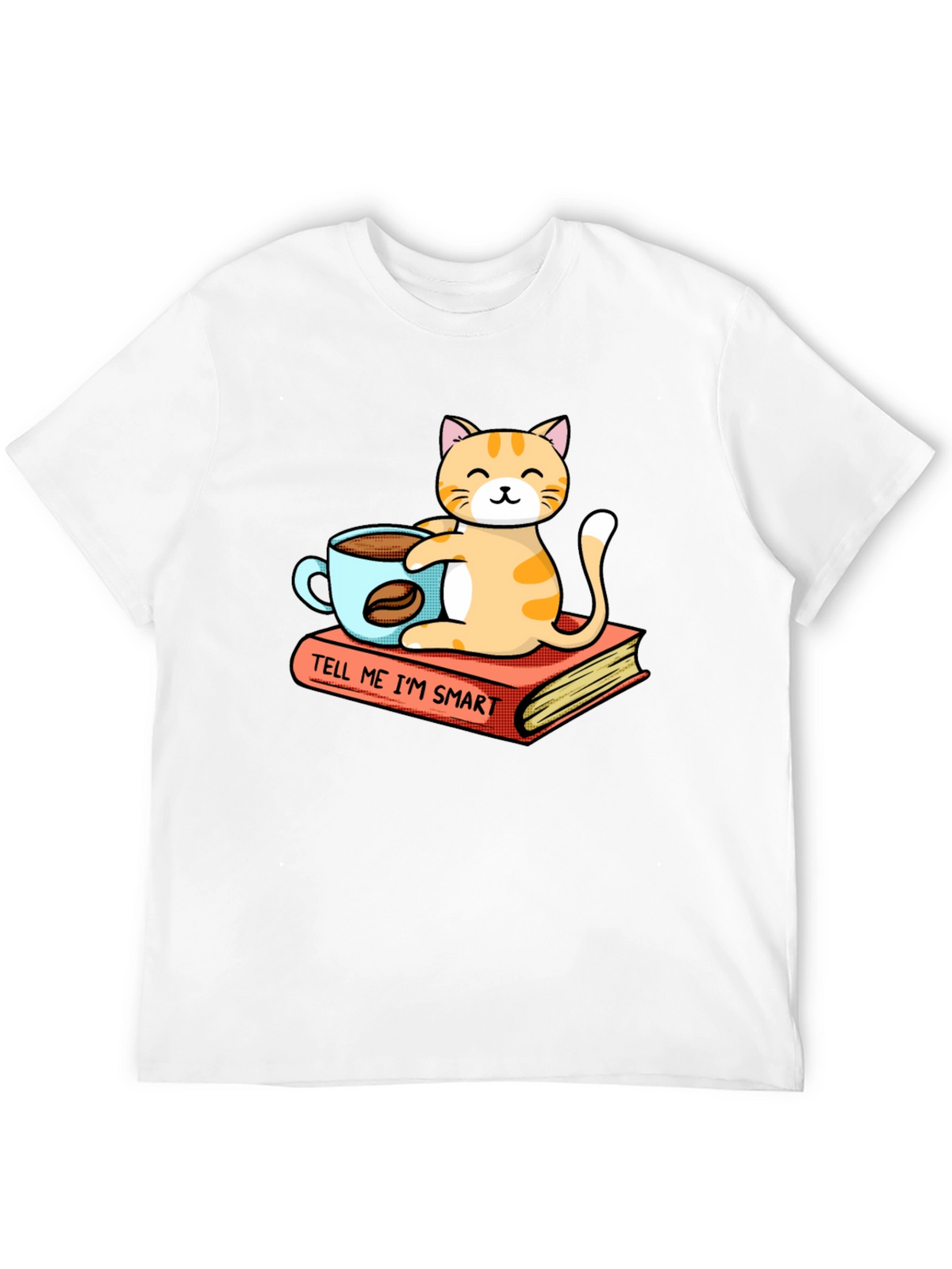 Smart Cat Coffee T-Shirt