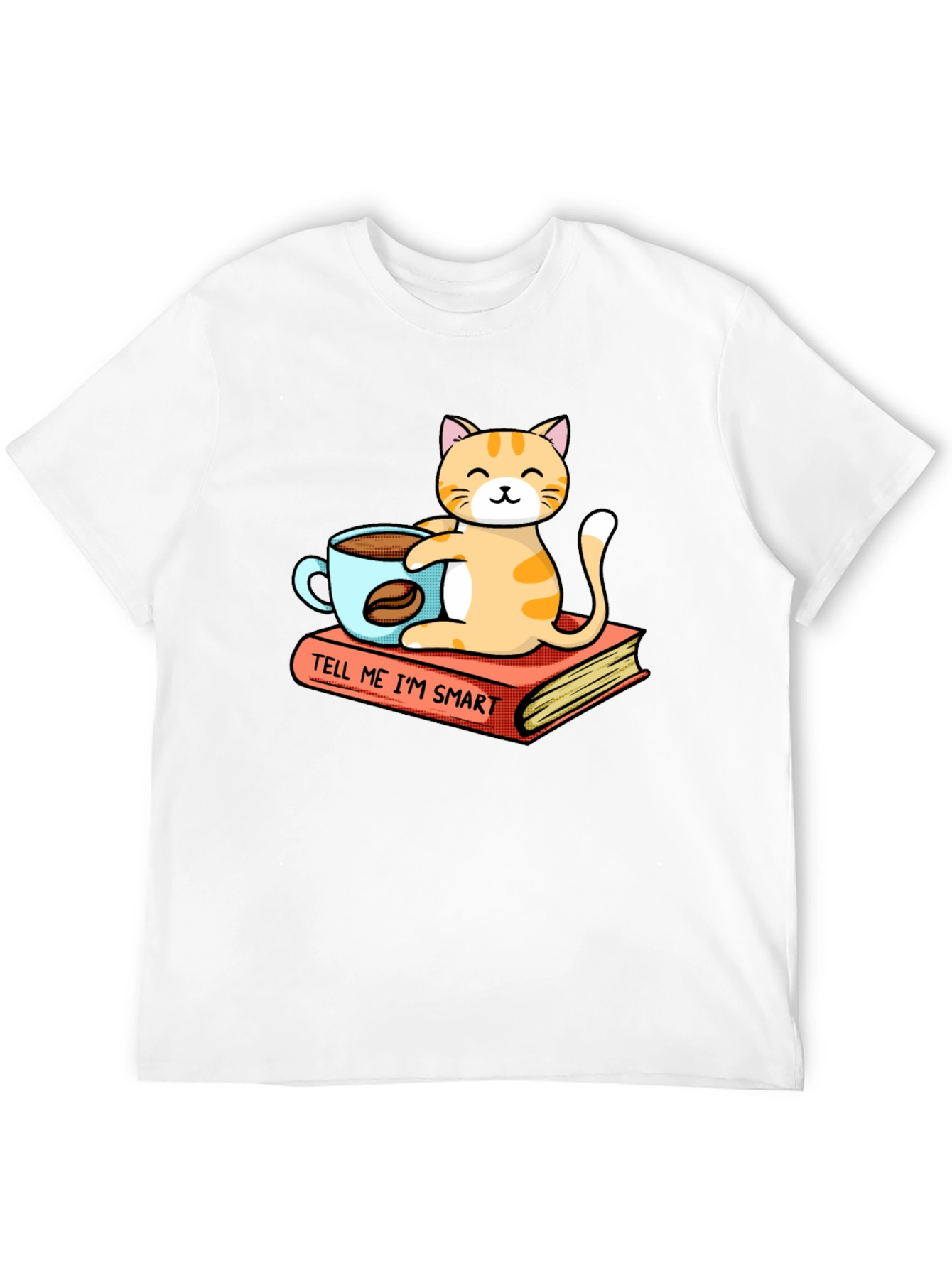 Smart Cat Coffee T-Shirt