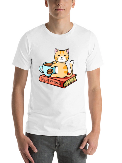Smart Cat Coffee T-Shirt