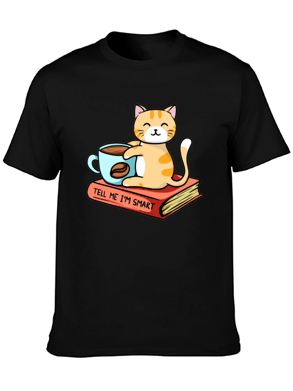 Smart Cat Coffee T-Shirt