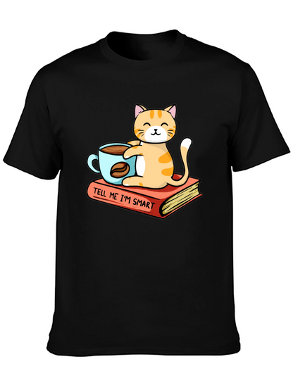 Smart Cat Coffee T-Shirt