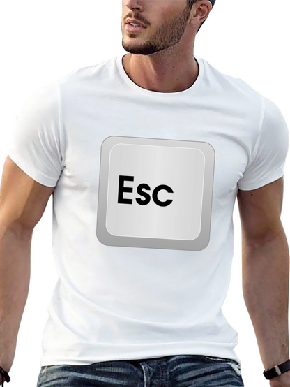 Escape Key T-Shirt - Geek Style