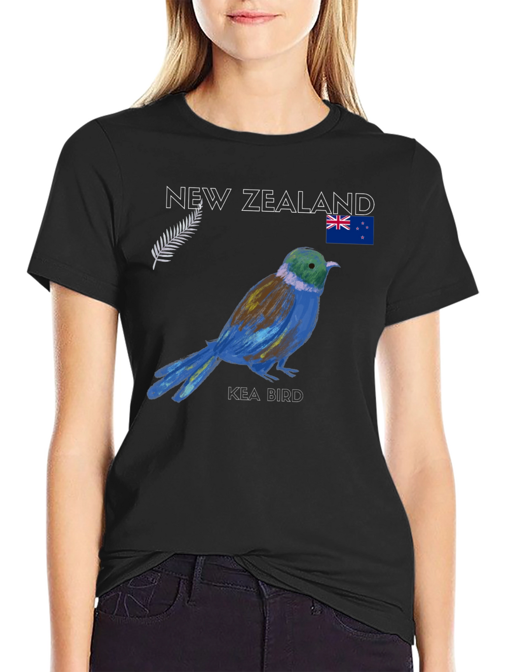 New Zealand Kea Bird Graphic T-Shirt
