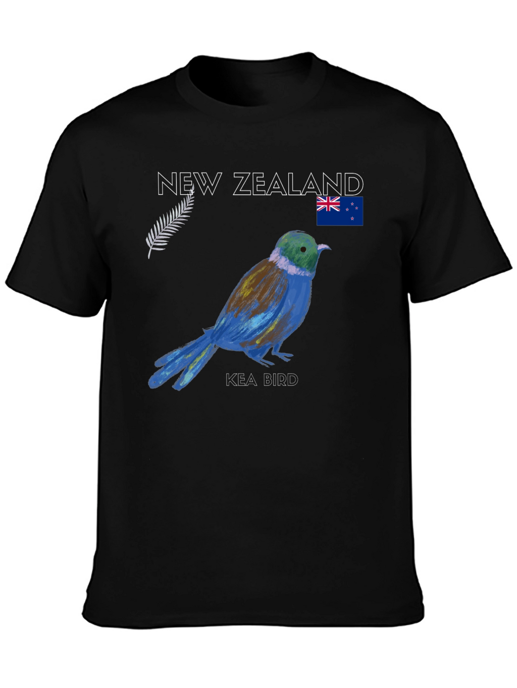 New Zealand Kea Bird Graphic T-Shirt