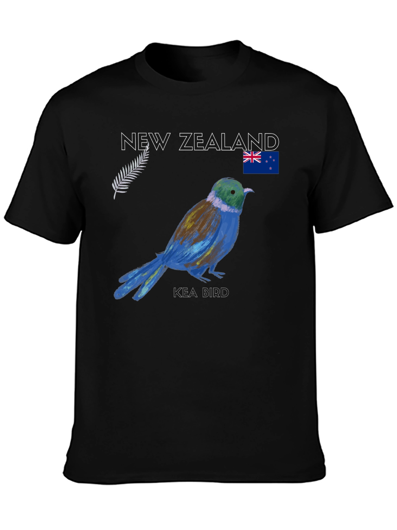 New Zealand Kea Bird Graphic T-Shirt