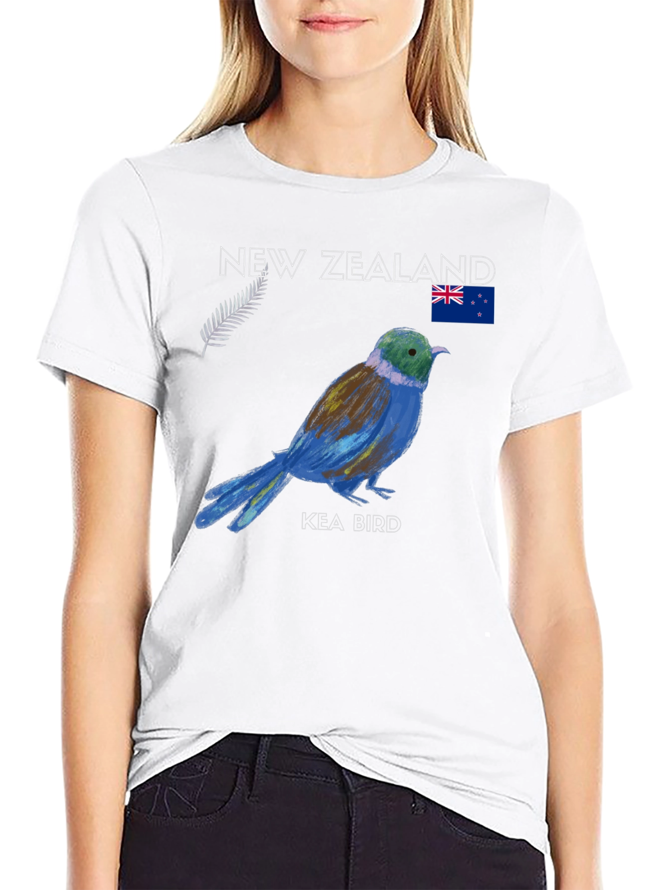 New Zealand Kea Bird Graphic T-Shirt
