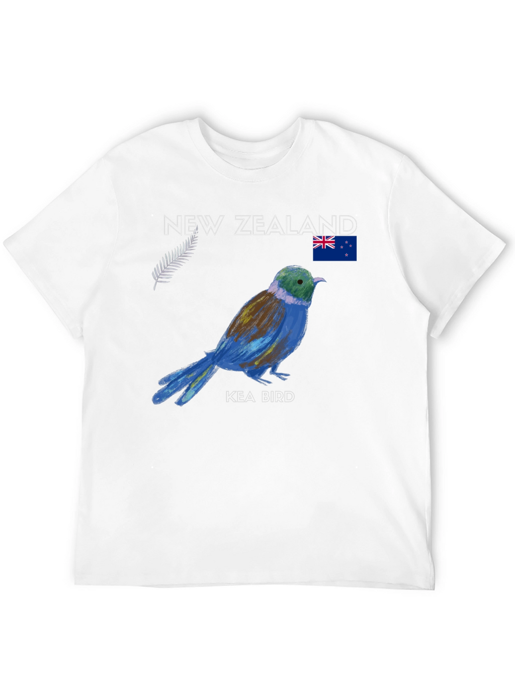 New Zealand Kea Bird Graphic T-Shirt