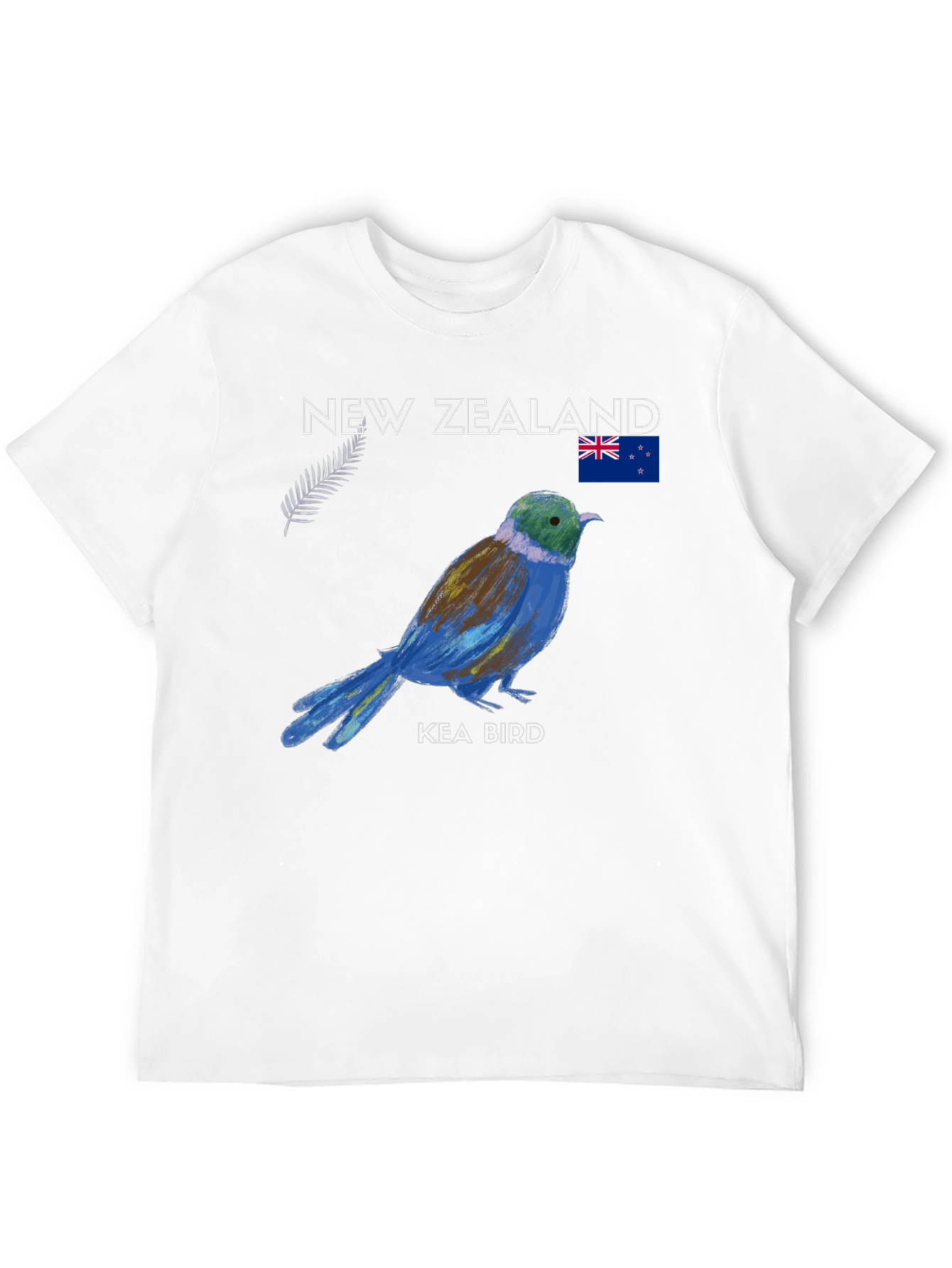 New Zealand Kea Bird Graphic T-Shirt
