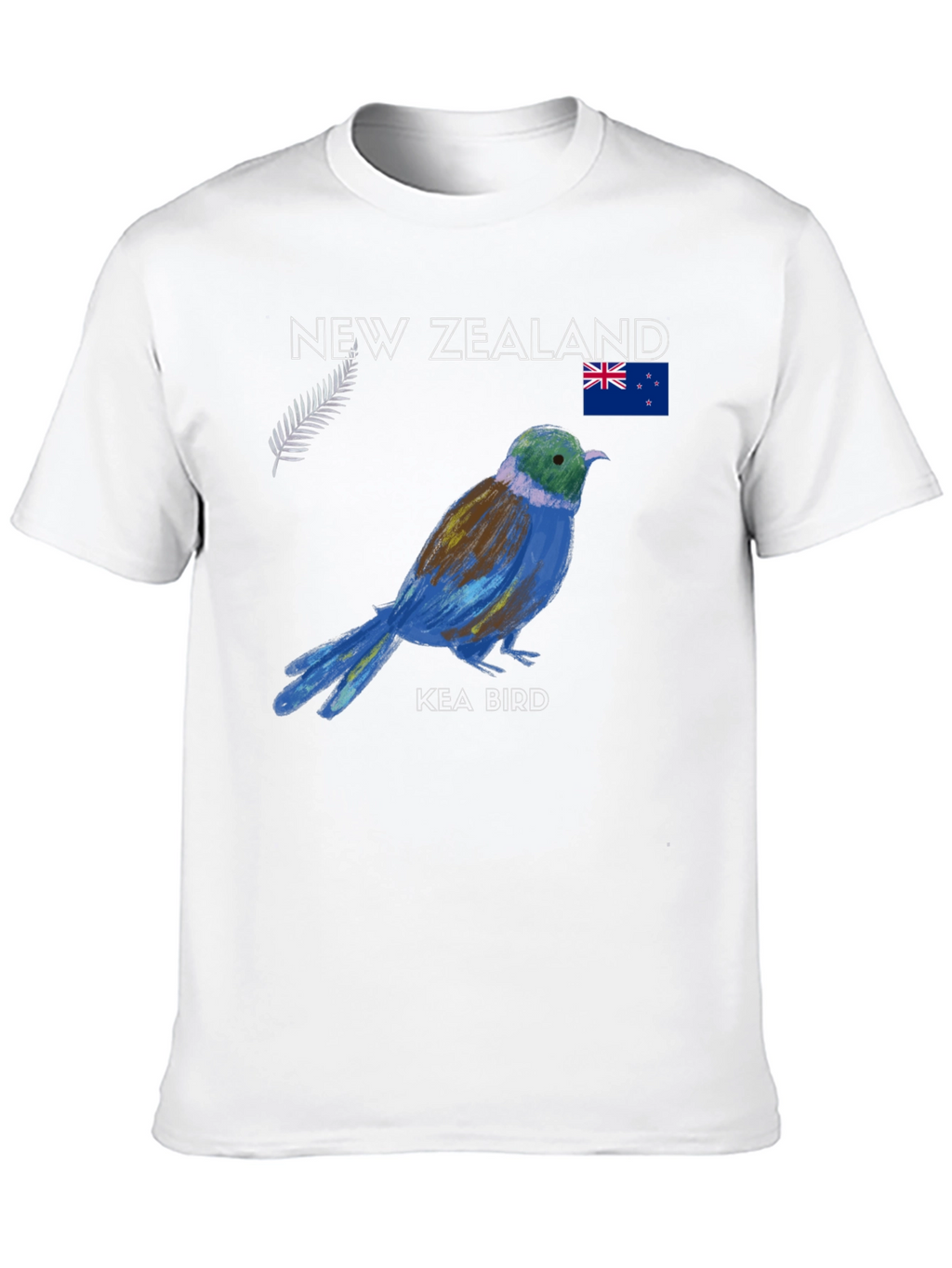 New Zealand Kea Bird Graphic T-Shirt