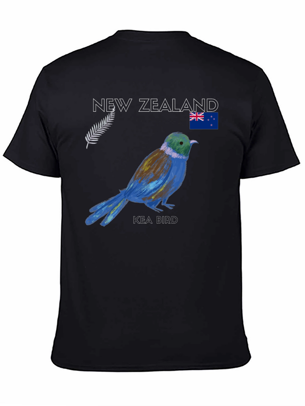 New Zealand Kea Bird Graphic T-Shirt
