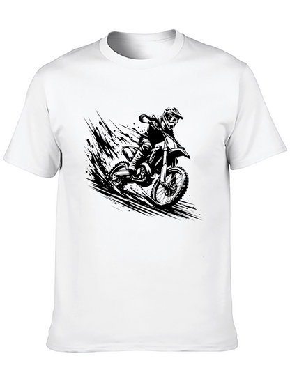 Motorcross Rider Graphic Black T-Shirt